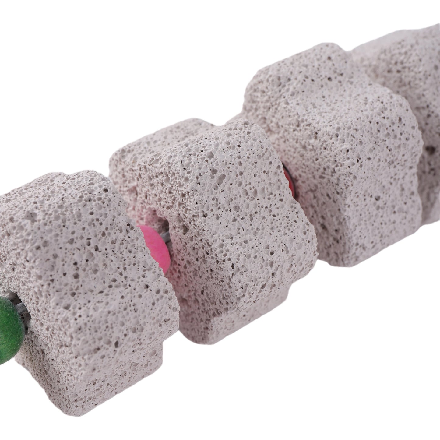 Flower-Shaped Mineral Grinding Stone – Parrot Cage Chew Toy