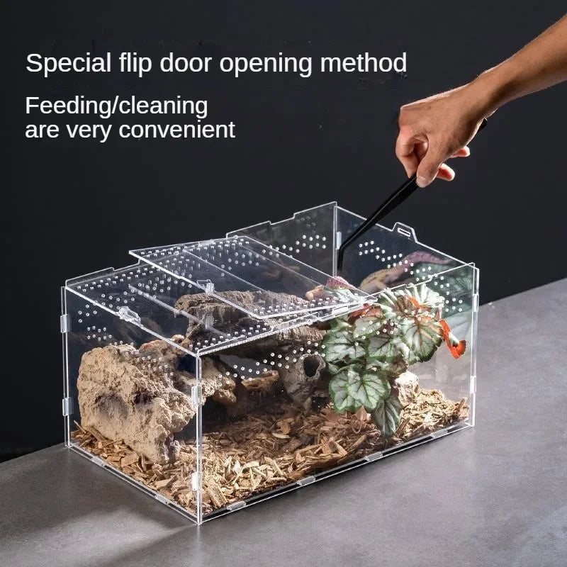 Acrylic Reptile Terrarium Breeding Box