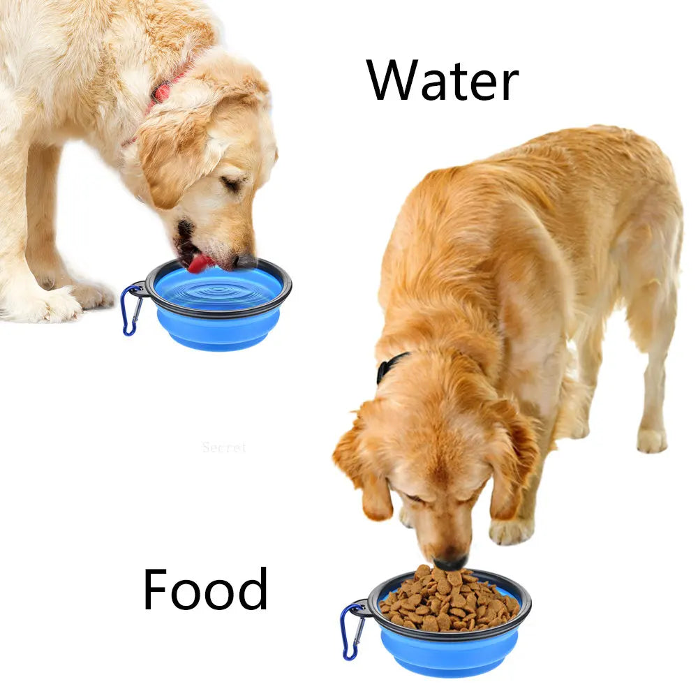 Collapsible Silicone Food/Water Bowl