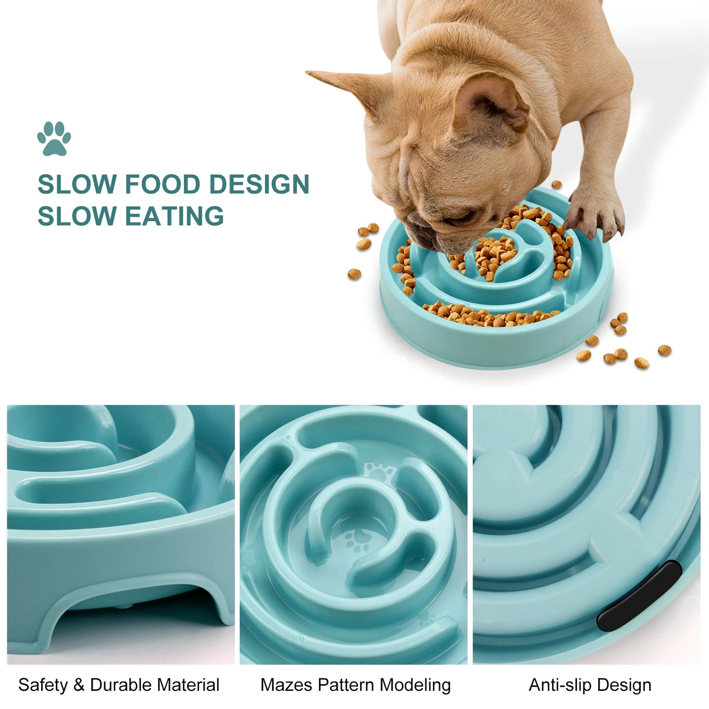 Dog/Cat Slow Feeder Bowl