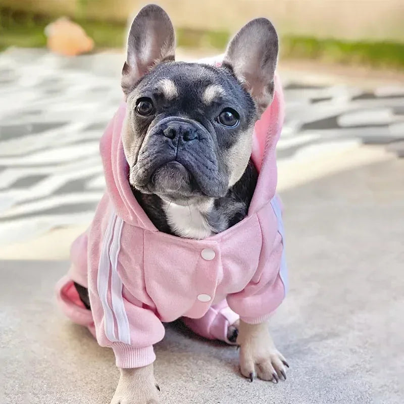 Adidog Puppy Jumpsuit with Hoodie!