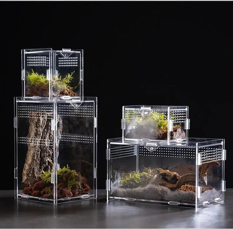 Acrylic Reptile Terrarium Breeding Box