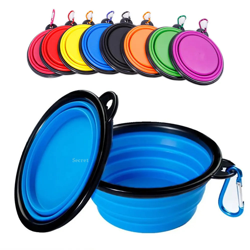 Collapsible Silicone Food/Water Bowl